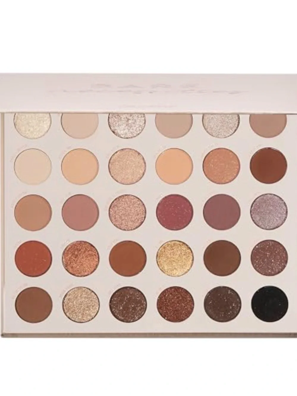 Neutral Warm Eyeshadow Palette - 35 Shades (Beige, Brown, Gold, Rose)